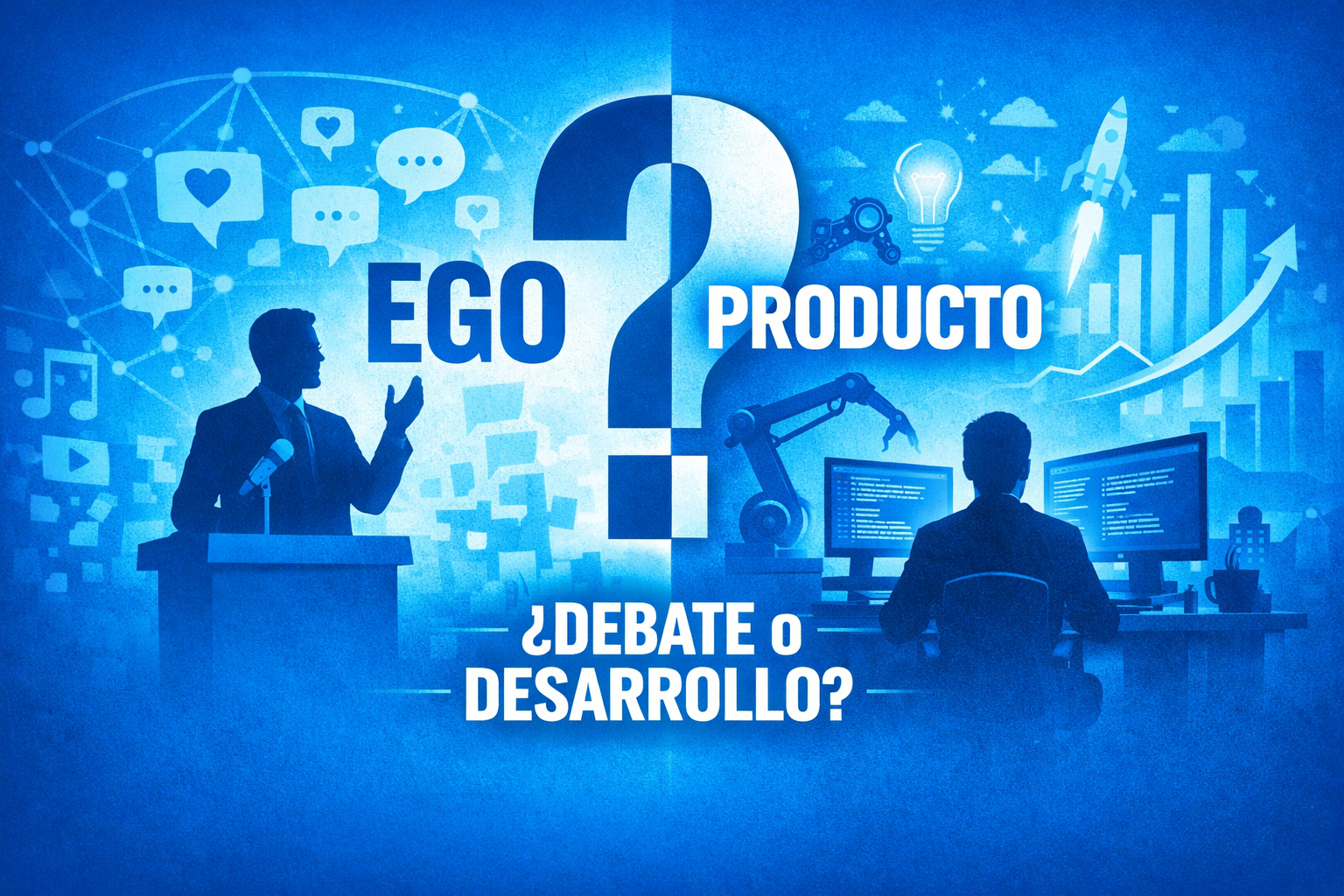 Imagen — debate producto IA